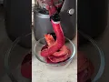 Lagu Peach and Berry Sorbet using Kuvings B8000 Cold Press Juicer