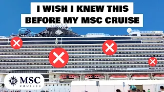20 mistakes to avoid on an msc cruise 
