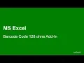 Excel Code128 kostenlos ohne Add-In