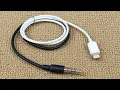 DIY AUX to Lightning Cable