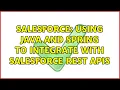 Salesforce Using Java and Spring to integrate with Salesforce REST APIs