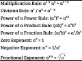 Properties of Exponents Free Worksheet
