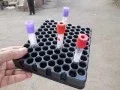 Plastic test tube holders stackable test tube holders