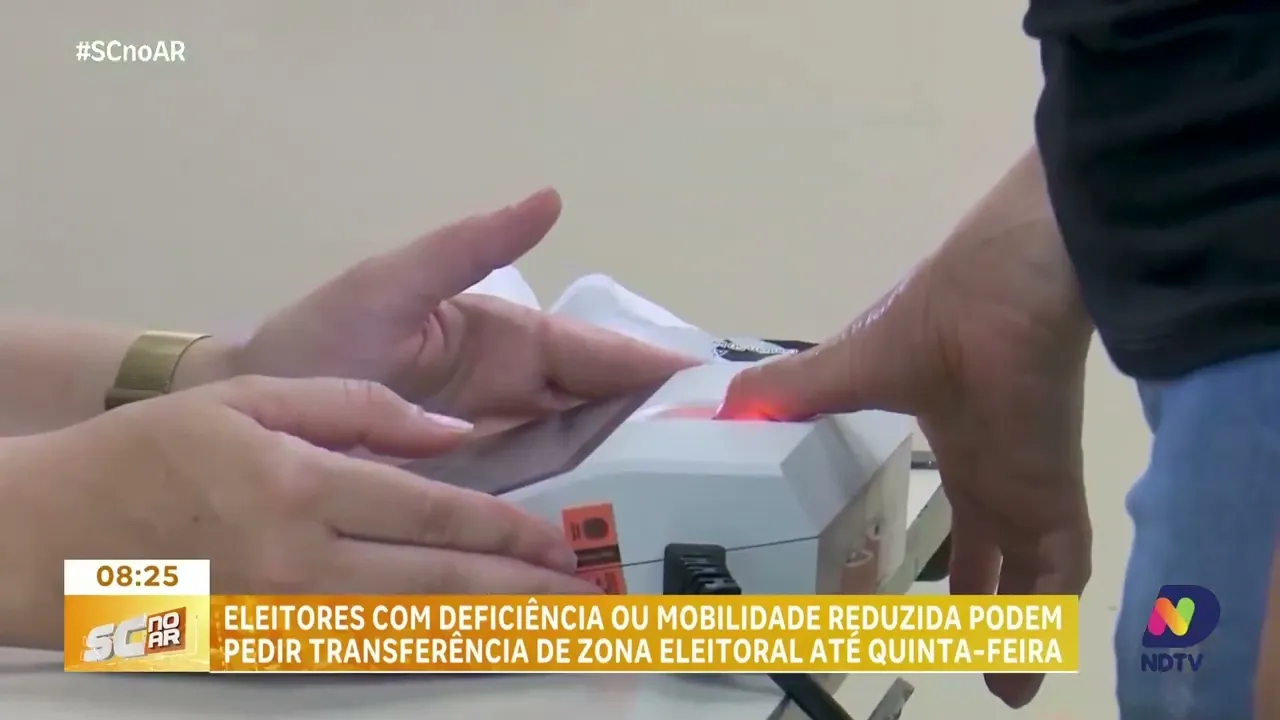 Eleitores com deficiência ou mobilidade reduzida podem pedir transferência de zona eleitoral