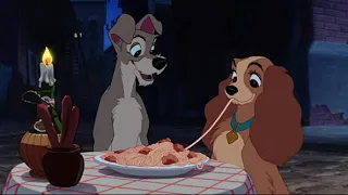 lady and the tramp bella notte spaghetti scene