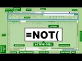 Excel NOT Function Explained Excel Functions for Beginners