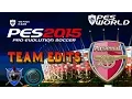 PES 2015 Editing Kits - Arsenal step by step guide on PS4