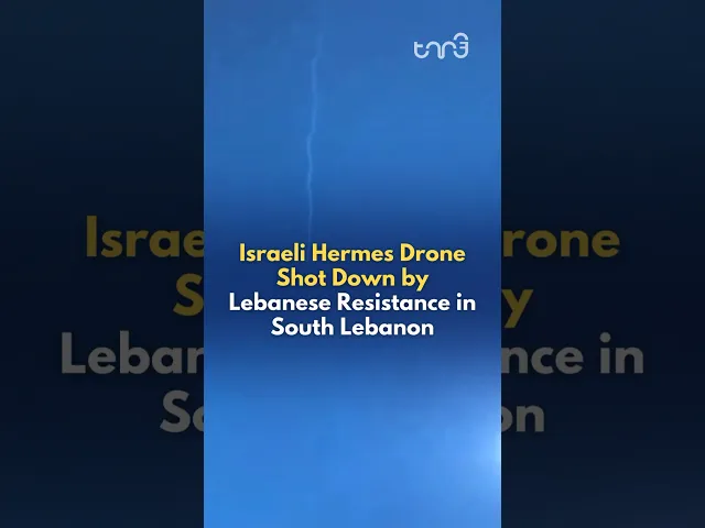Israel Hermes 450 drone was shot down by a surface air missile by Lebanese Resistance in the south.