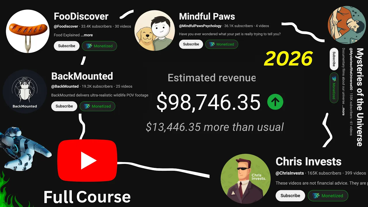 How to Use AI to Start a YouTube Channel That Makes Money YouTube video preview
