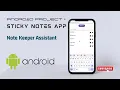 Sticky Notes App Development Tutorial Android Studio for Beginners