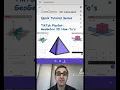 GeoGebra 3D Mini-Tutorial Intro