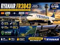 RYANAIR FR3843 Barcelona Reus to London Stansted B737-800 VATSIM