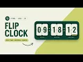 Flip Clock Animation Using HTML CSS JavaScript Frontend Project