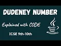 DUDENEY Number ICSE 9th-10th
