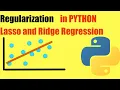Ridge Lasso Regression Python SciKit Learn Regularization