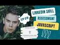 LinkedIn skill assessment JavaScript top 5 badge