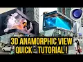 Download Lagu HOW TO CREATE NAKED EYE 3D SCREEN IN CINEMA 4D Anamorphic view