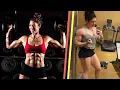 Natasha Aughey Instagram Hot Girl Chest Day Gym Workout 2020