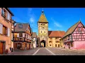 Cycling Alsace Fairytale Wine Route Virtual Bike Tour 4K Part 2