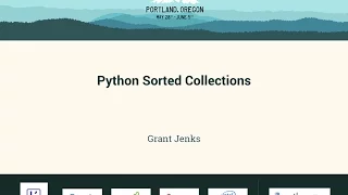 Grant Jenks - Python Sorted Collections