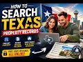 How to search Texas property records
