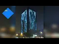 Outdoor international building media facade LED point light source lighting project case