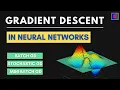 Gradient Descent in Neural Networks Batch vs Stochastics vs Mini Batch Gradient Descent