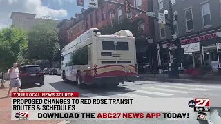 Changes proposed to Red Rose Transit Authority routes schedules