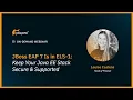 Webinar JBoss EAP 7 Is in ELS-1 Keep Your Java EE Stack Secure Supported