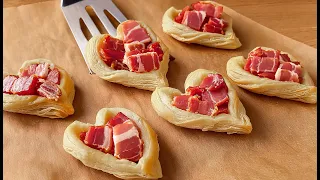 Valentine's Day puff pastry recipe idea - lightning -fast, simple and delicious puff pastry
