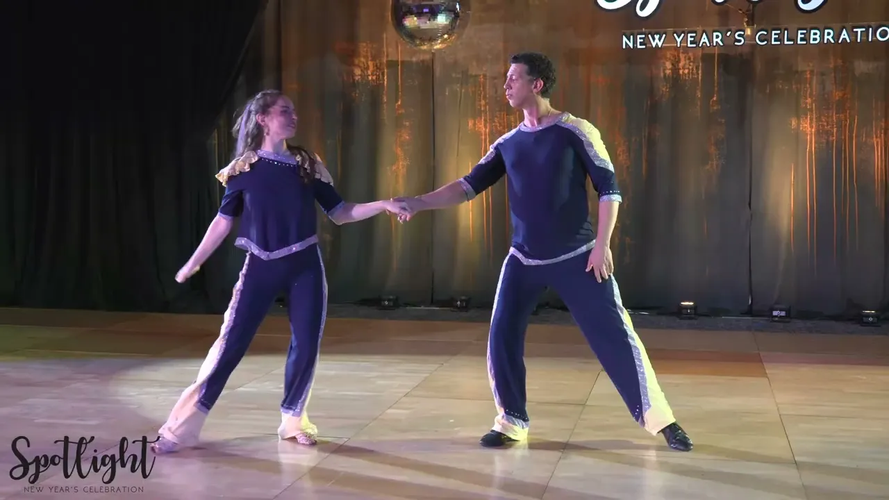 Spotlight New Year's Celebration 2025/2026 Pro Am Novice Routine Ann Wallace with Jake Haning