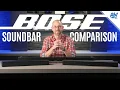 Bose Soundbar Comparison TV Speaker vs Smart Soundbar vs Smart Ultra Soundbar