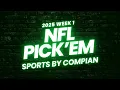 NFL Pick em 2025 Week 1