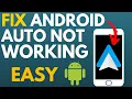 How to Fix Android Auto Not Working
