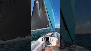 ‘First 30 absolutely ripping along’ #beneteau #sailinglife #sailingday #sailingadventures #yacht