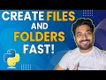 Automate Files and Folders Creation in Python OS Module