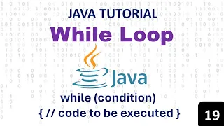 While Loop In Java Loops In Java Java Programming Java Full Course Learn Coding