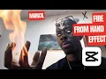 HOW TO CREATE FIRE HAND EFFECT USING CAPCUT