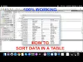 SORT AND SHOW DATA IN ALREADY FILLED TABLE IN JAVA