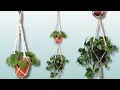 How To Make A Double Macrame Plant Holder DIY Tutorial