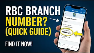How to Easily Find Branch Number RBC App RBC App Branch Locator Find RBC Branch Code Online