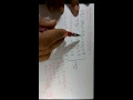 Triangular system of linear equations