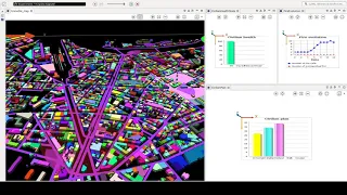 Simulation of bush fire evacuation with AI