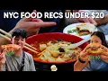 What I EAT NYC My FAVORITE FOODS in Manhattan For 20 Or Less