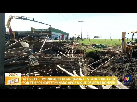 Rompimento de barragem em Jaguaruna: comunidade ainda sofre com impactos após 24 horas