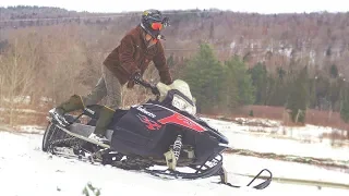 IT S ALIVE GETTING A 1 400 CRAIGSLIST SNOWMOBILE RUNNING