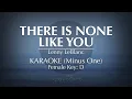 Download Lagu There Is None Like You | Karaoke (Female Key)