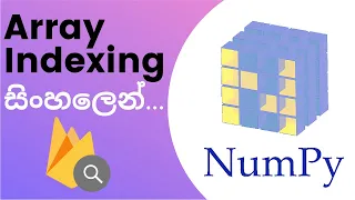 Python Numpy Tutorial - 03 Array Indexing Sinhala