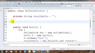 SOAP Web Services with JSF Framework in Eclipse