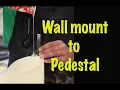 Taxidermy form alteration Wall mount to Pedestal mount Art of Taxidermy